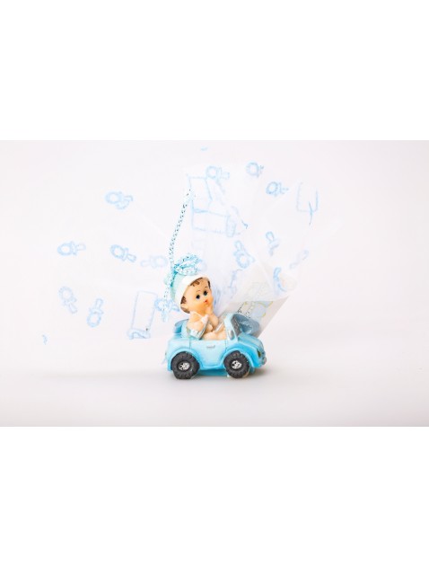 baby in auto geboortebedankje doopbedankje