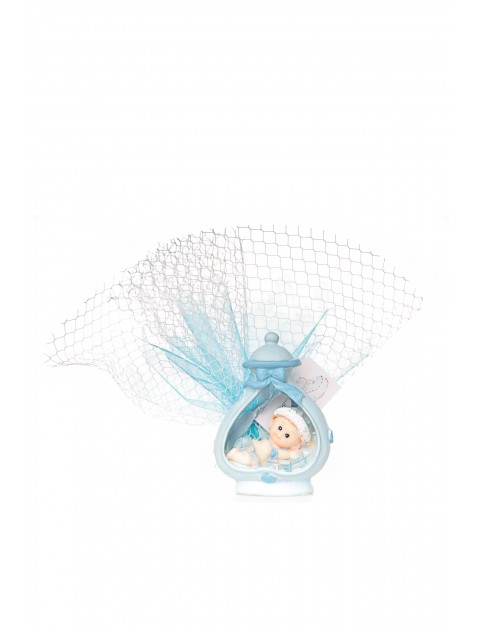 Baby jongen in wieg